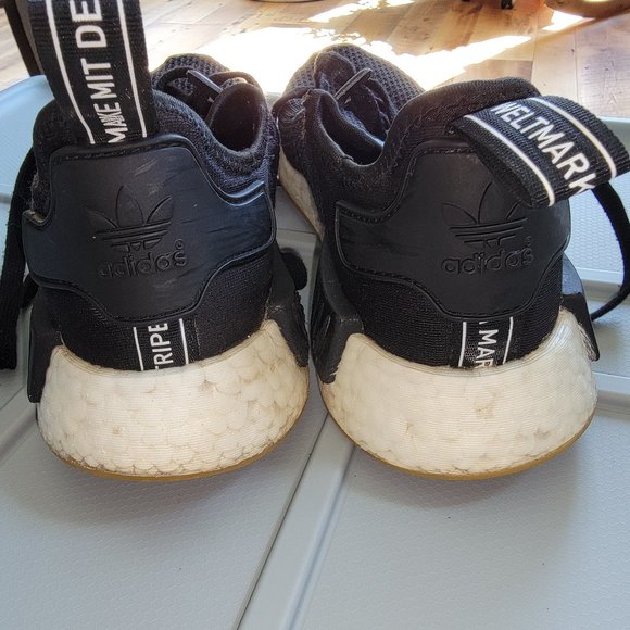 Adidas NMD R1 Core Black/ Core Black Men's size 7.5 - Picture 6 of 12